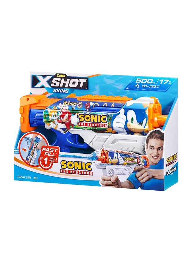 Skins Fast Fill Sonic The Hedgehog Water Blaster