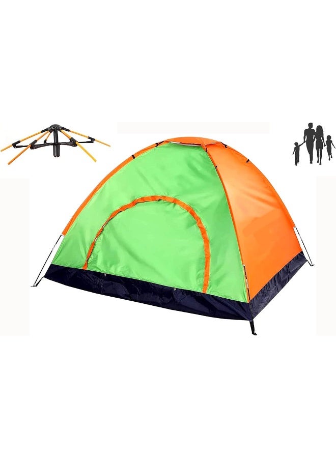 GO2CAMPS Camping Tent 4 Person, Instant Automatic Pop Up Dome Tent, Portable Windproof Lightweight for Family Backpacking Hunting Hiking Outdoor Beach Tent and Picnic Tent