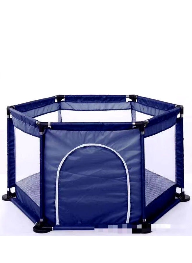 Portable Baby Safety Playpen Fence with Zipper Door – 130x66cm, Includes 10 Ocean Balls