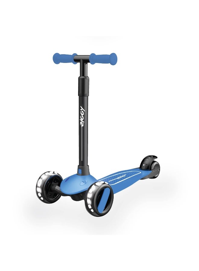 3-Wheel Tilt Scooter With Led (Blue)