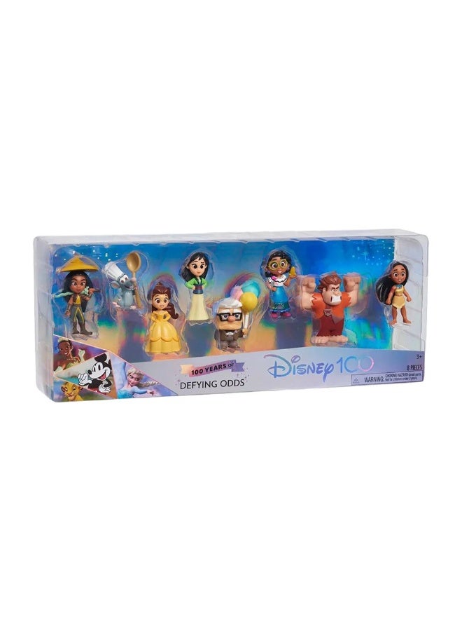 100 Years Of Defying Odds Celebration Figure Set (7 Cm, 8 Pack)