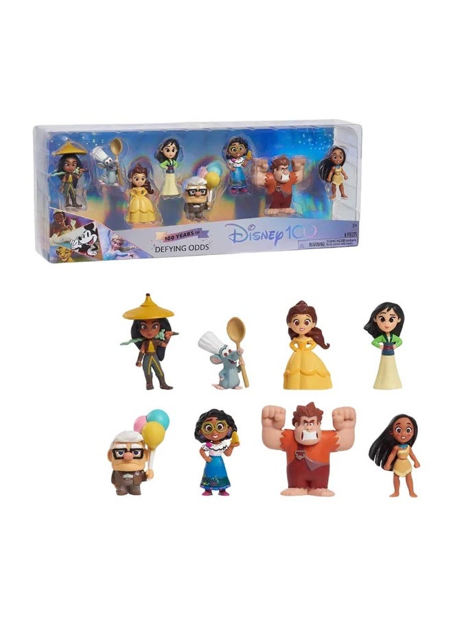 100 Years Of Defying Odds Celebration Figure Set (7 Cm, 8 Pack)