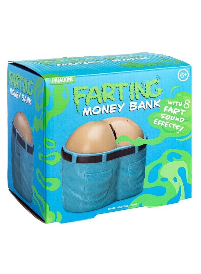 Paladone Farting Money Bank - Hilarious Gag Gift with 8 Different Fart Sounds