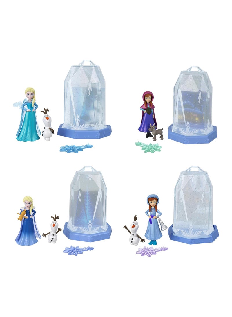 Mattel Disney Frozen Ice Reveal Surprise Small Doll with Ice Gel (Dolls May Vary)