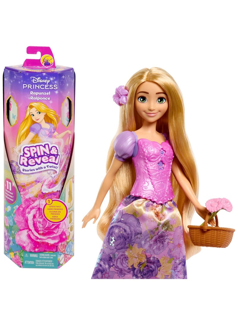 Disney Princess Fashion Doll Spin And Reveal - Rapunzel