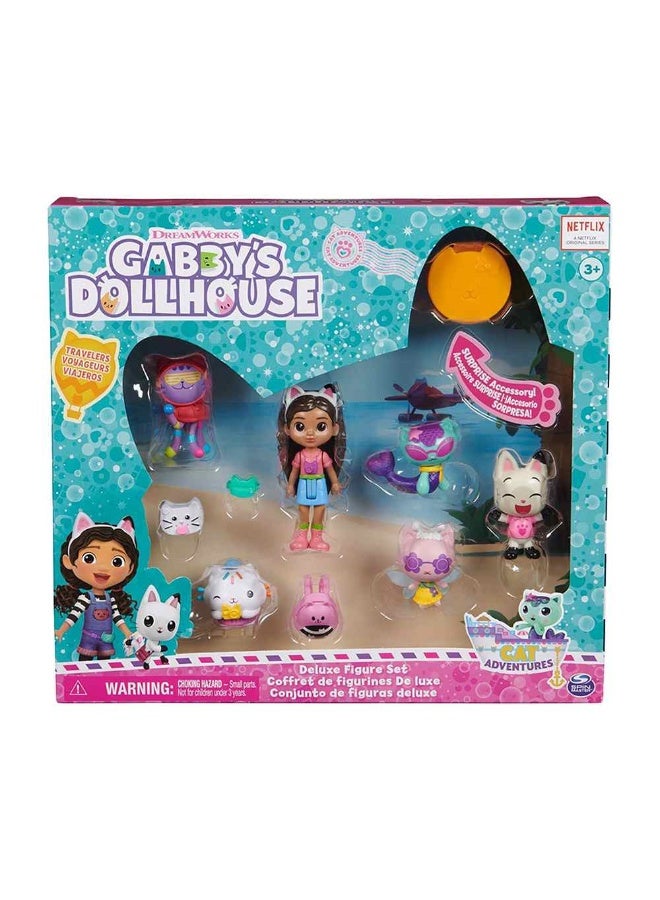 Gabby'S Dollhouse Cat Adventures Deluxe Figure Set (6 Pieces)