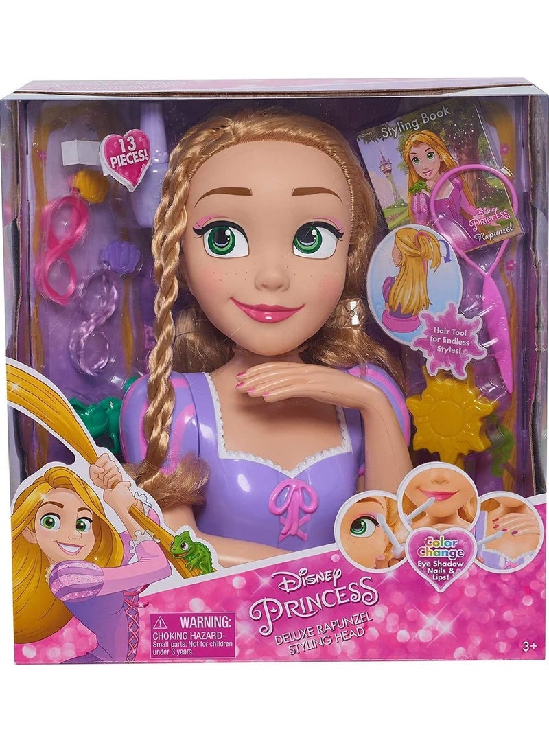 Disney Princess Deluxe Rapunzel Styling Head (JP-87362)