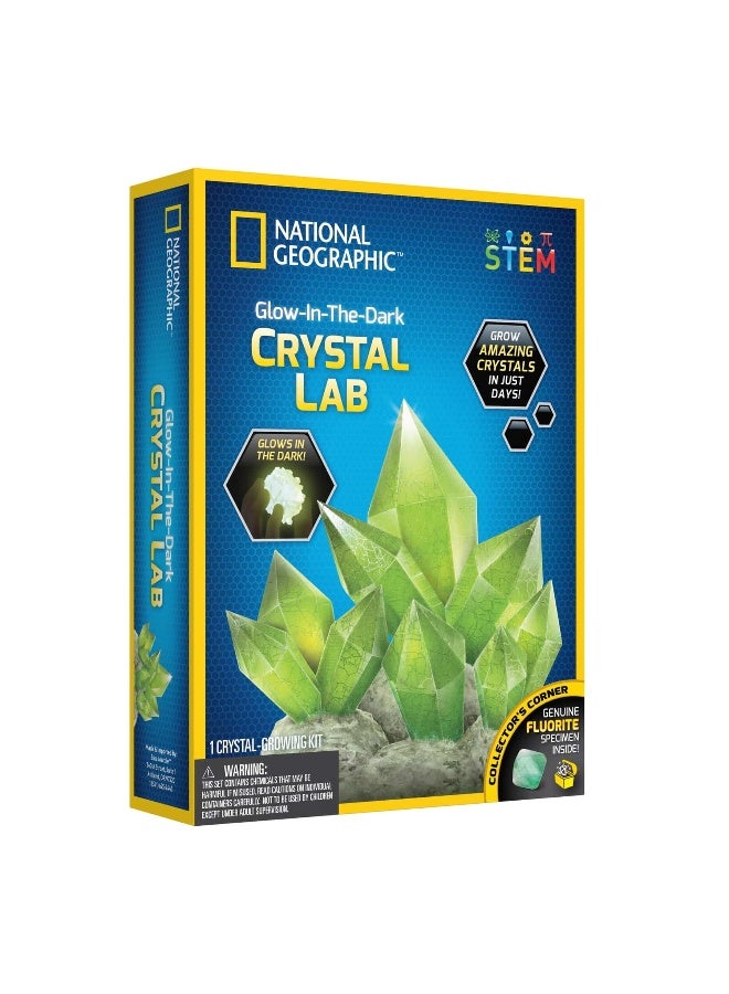 Glow-In-The-Dark Crystal Lab Kit (Green)