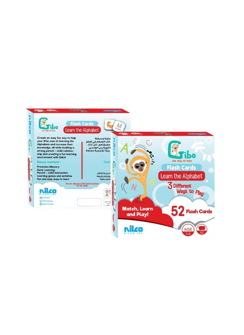 Gibo Flash Card Learn The Alphabet | Educational Toy