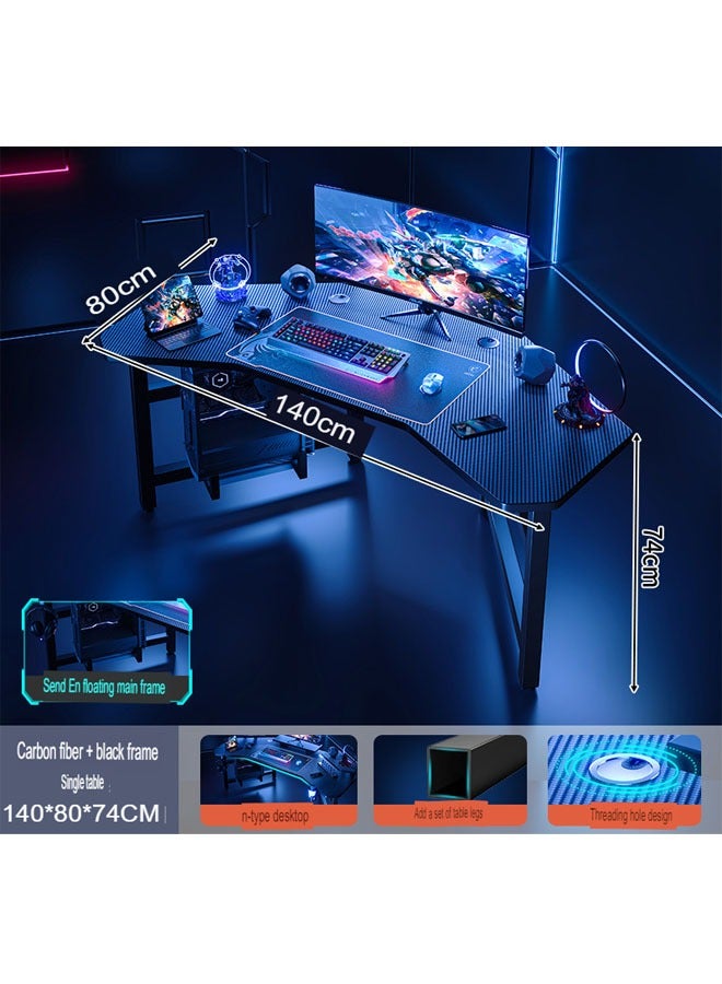 Ergonomic Computer And Multifunctional Gaming Desk Table 140 cm