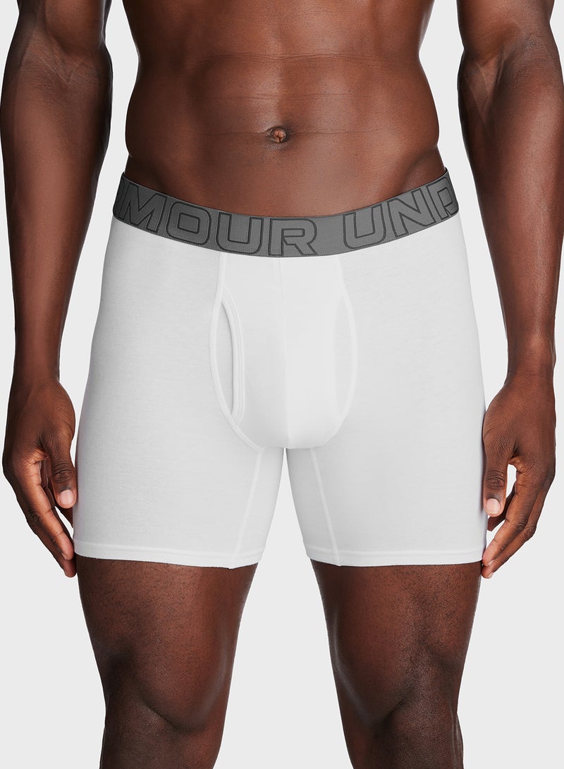 Performance Cotton Boxers (6in)