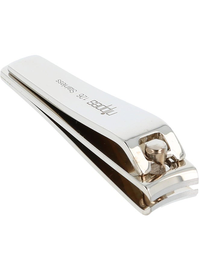 Professional Nickel Plated Fingernail Clipper (29) | For Finger & Toenail Cosmetics | Professional Grade | Ergonomic Hand Grip | Sharp & Safe Design | 100 Mm