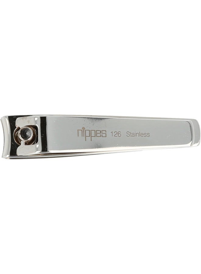 Professional Nickel Plated Fingernail Clipper (29) | For Finger & Toenail Cosmetics | Professional Grade | Ergonomic Hand Grip | Sharp & Safe Design | 100 Mm