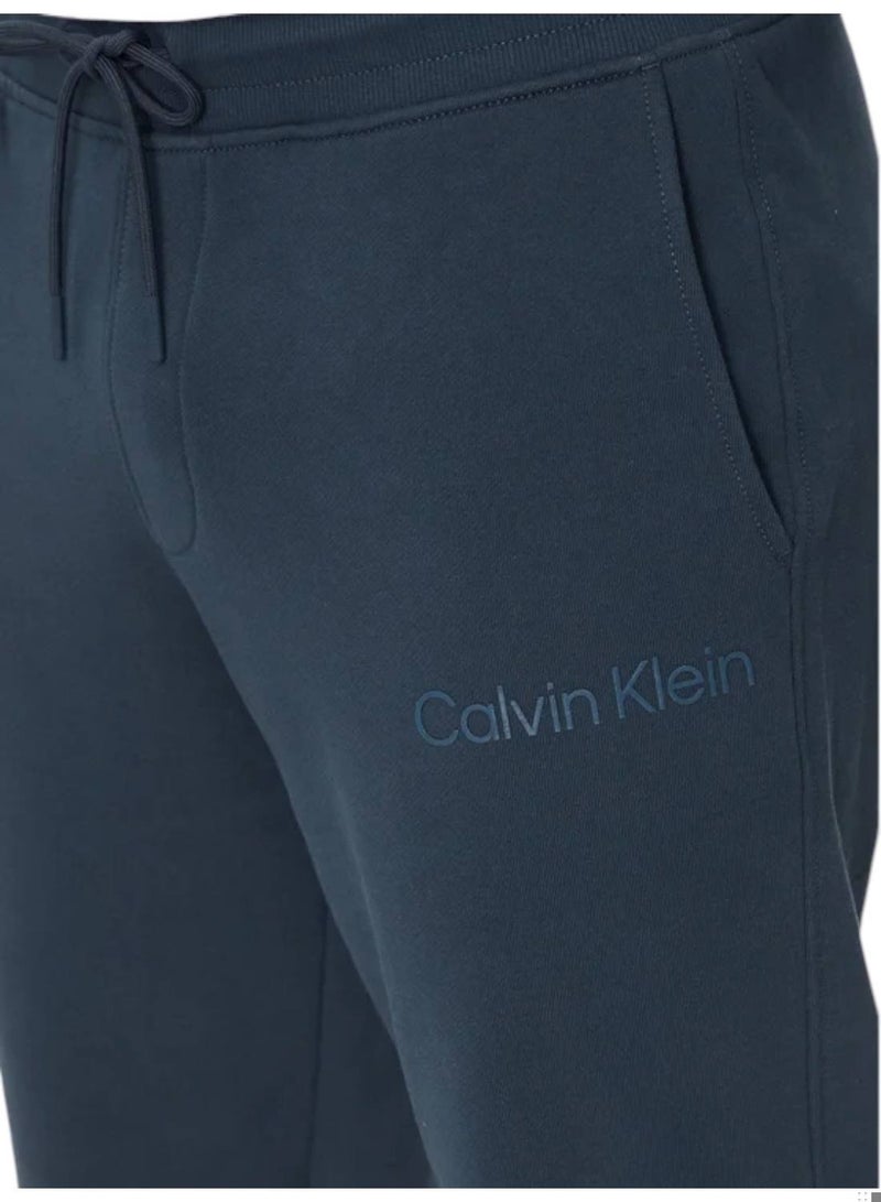 Men's Jogger Sweatpants, Blue - Cotton