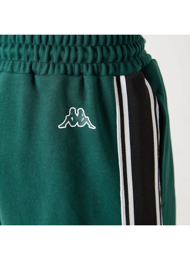 Kappa Logo Detail Joggers with Drawstring Closure