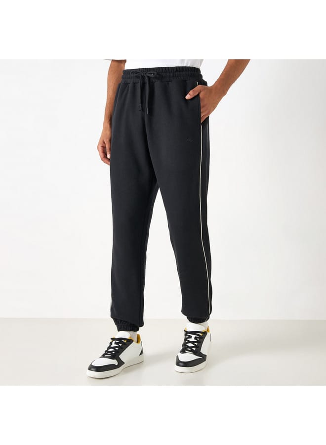 Kappa Solid Joggers with Drawstring Closure and Pockets