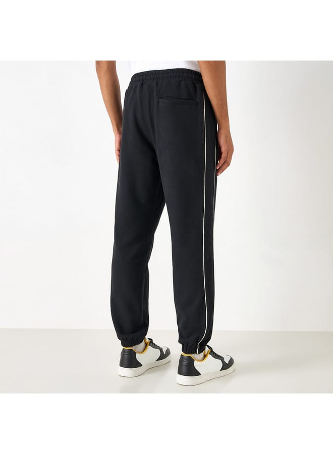 Kappa Solid Joggers with Drawstring Closure and Pockets