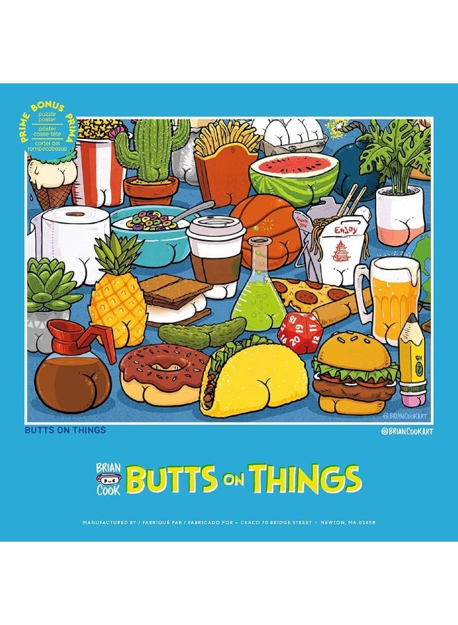 Ceaco - Brian Cook - Butts on Things - 500 Piece Jigsaw Puzzle