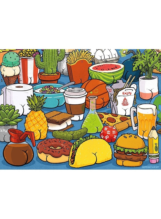 Ceaco - Brian Cook - Butts on Things - 500 Piece Jigsaw Puzzle