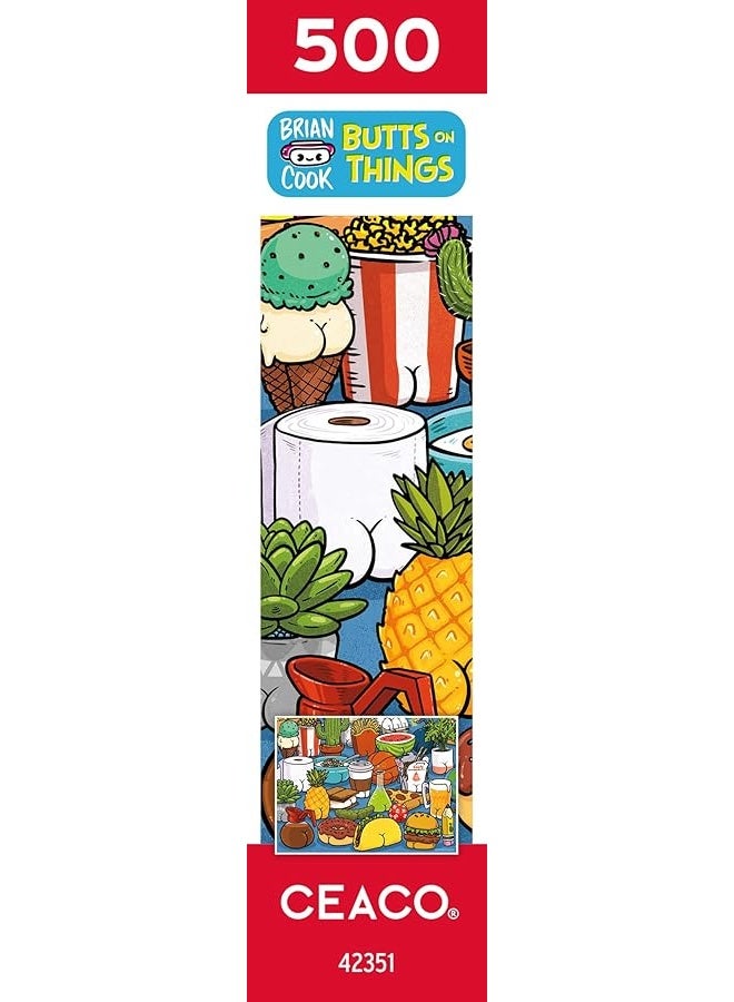 Ceaco - Brian Cook - Butts on Things - 500 Piece Jigsaw Puzzle