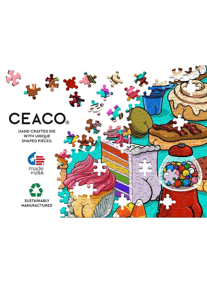 Ceaco - Brian Cook - Butts on Things - Sweet Cheeks - 500 Piece Jigsaw Puzzle