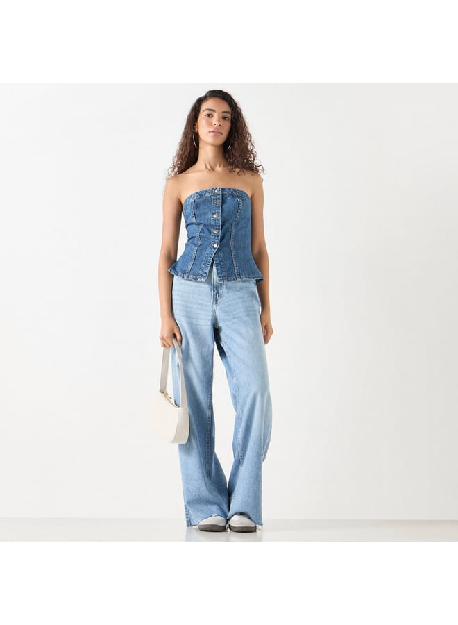 Lee Cooper Denim Tube Top