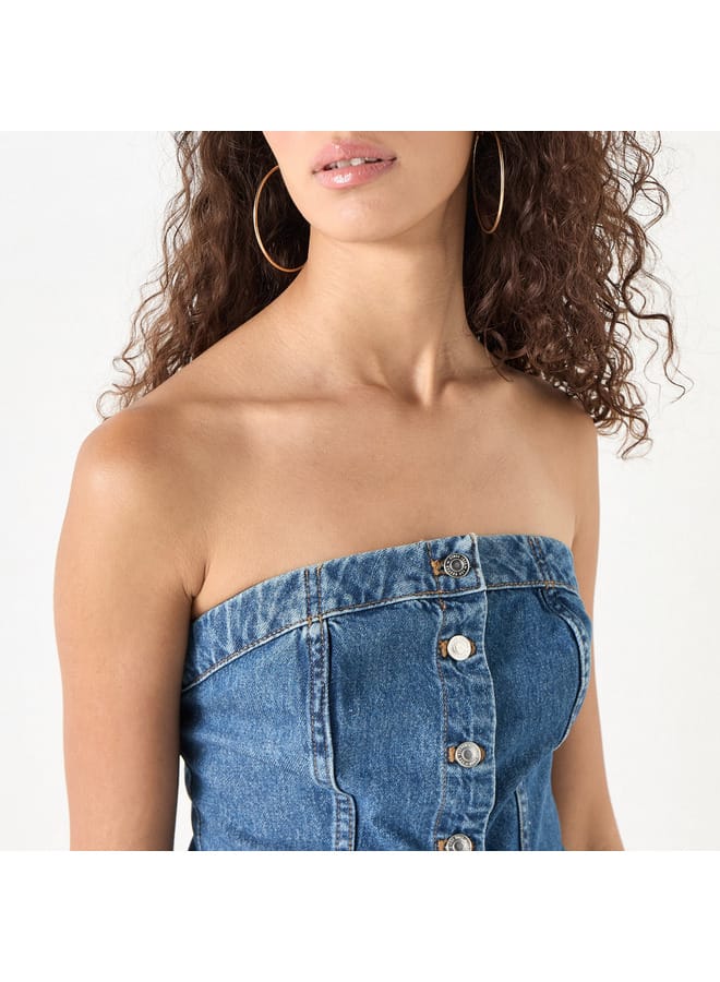 Lee Cooper Denim Tube Top