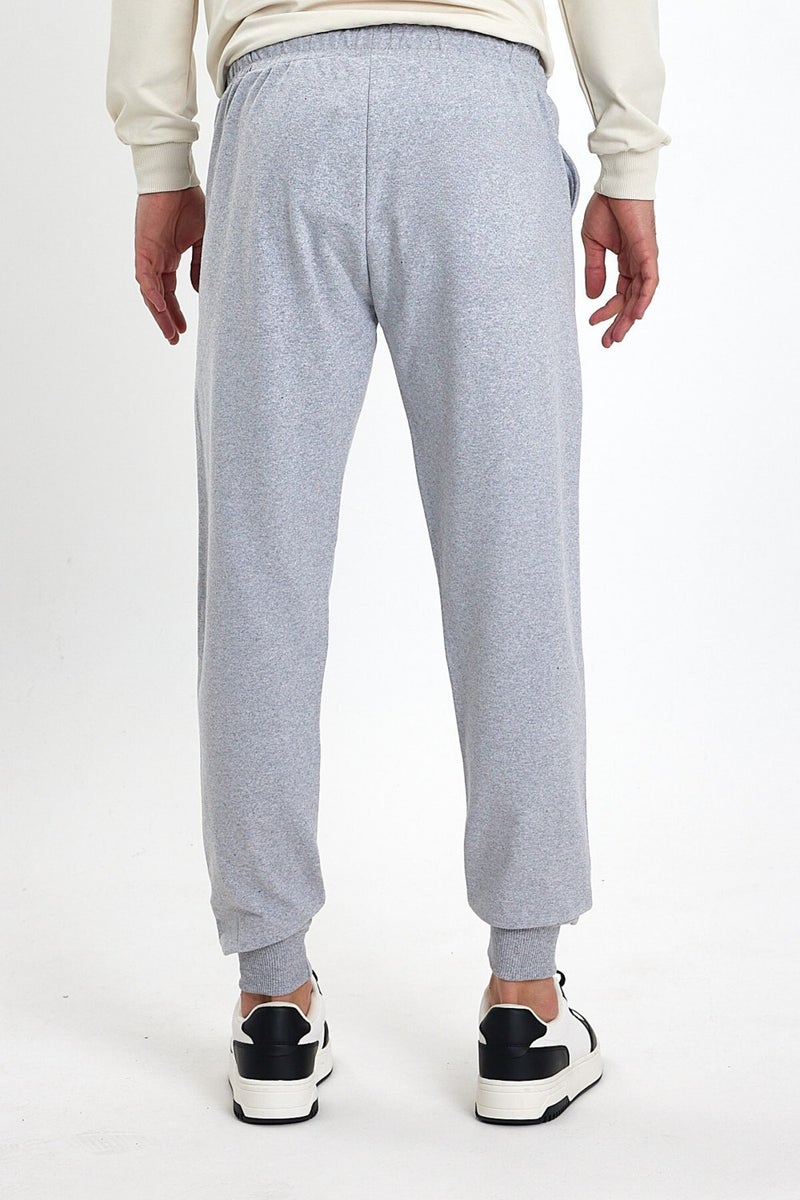 Men's Grey Sweatpants Pocket Standard Fit Relaxed Fit