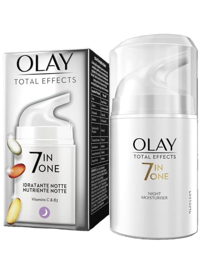 Olay Total Effects 7in1 Night Moisturiser With Niacinamide, 50ml