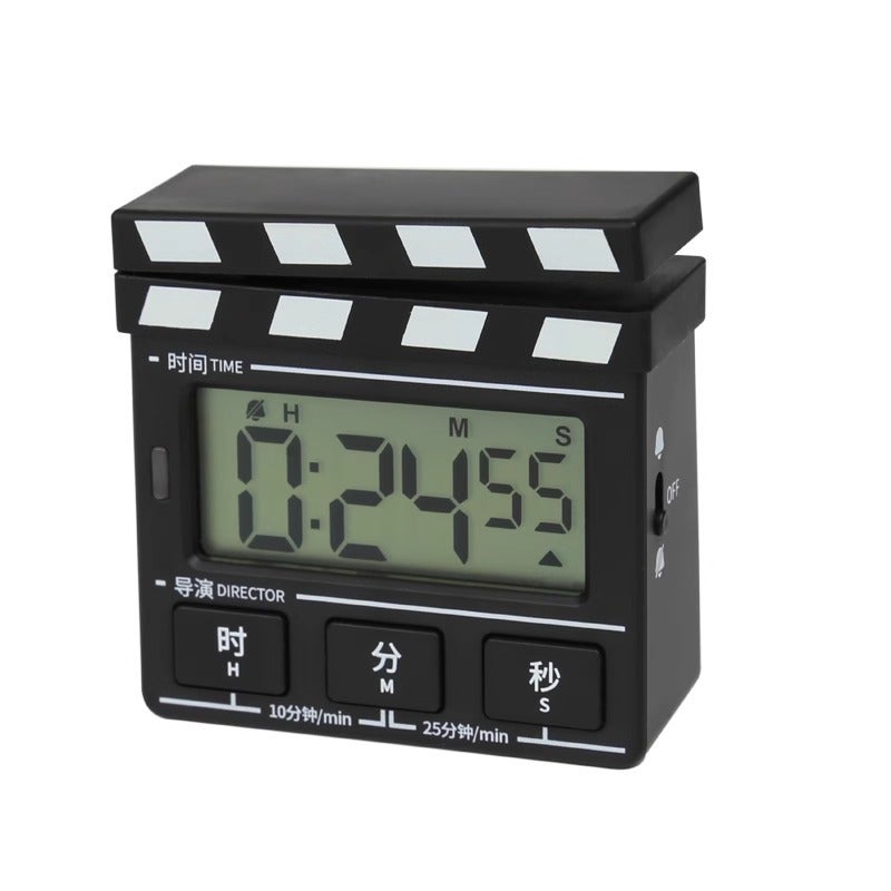 HBKJSQ Black and White Time Management TimerBlack Black