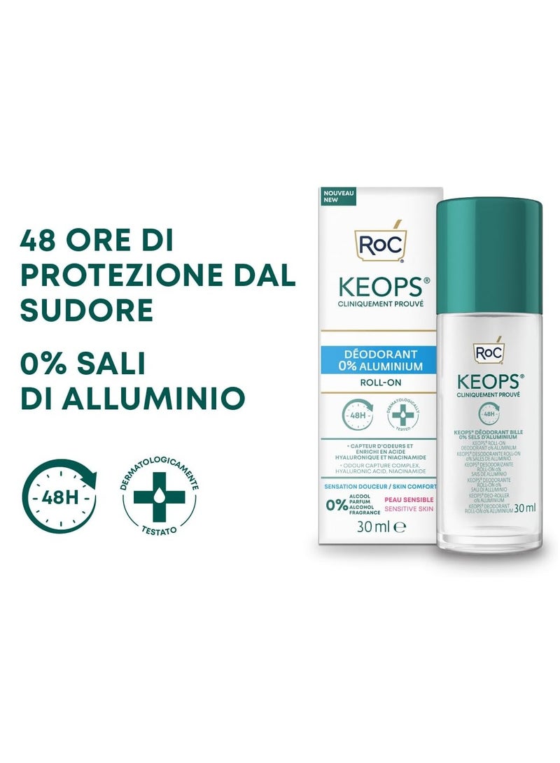 KEOPS Deodorant Roll On 0 percent Aluminium