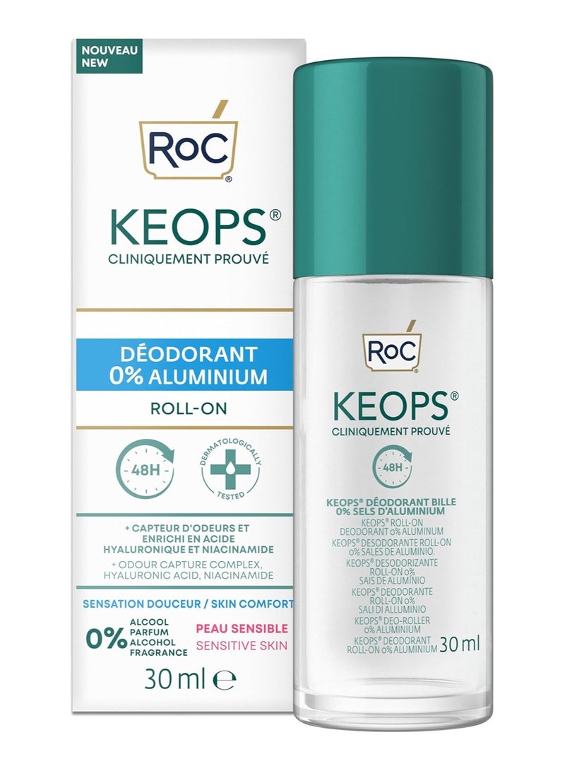 KEOPS Deodorant Roll On 0 percent Aluminium