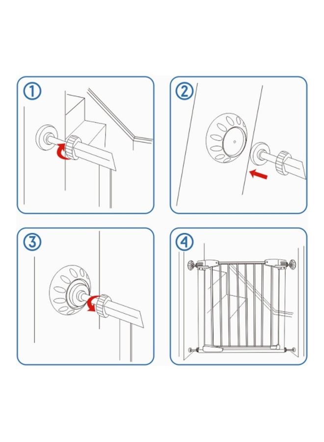 Universal Wall Protector for any Safety Gate Wall Protector Fence Accessories Holder Protecting Baby & Pets Safety