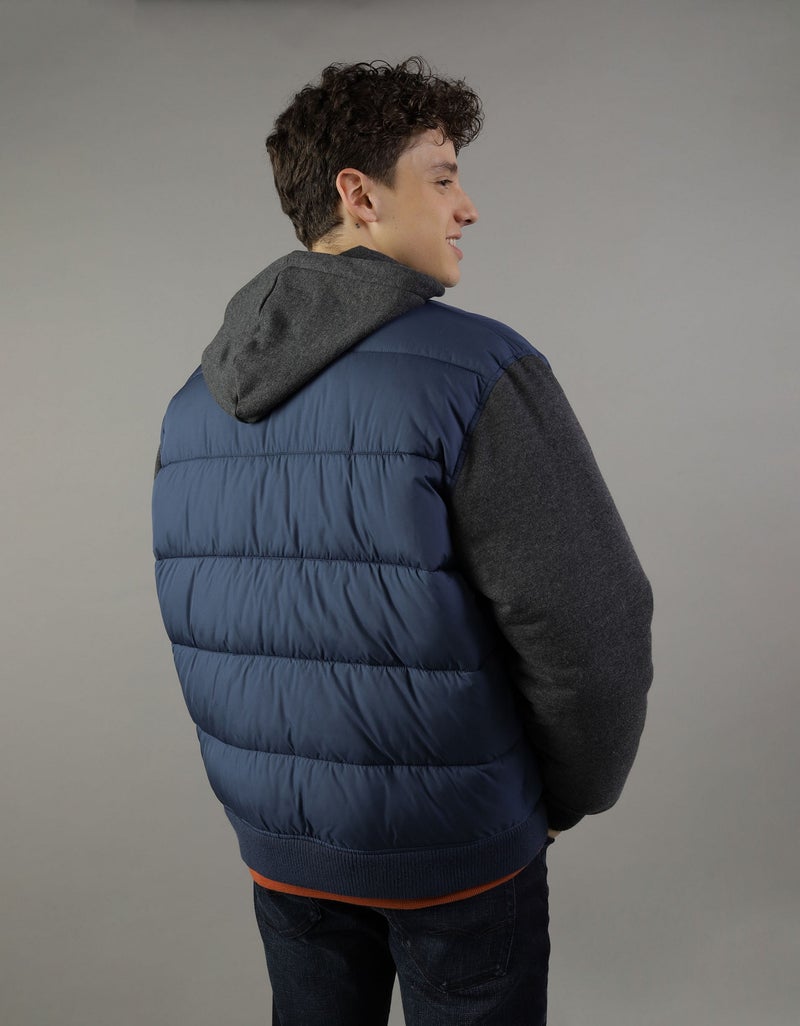 Zip Through Puffer Jacket