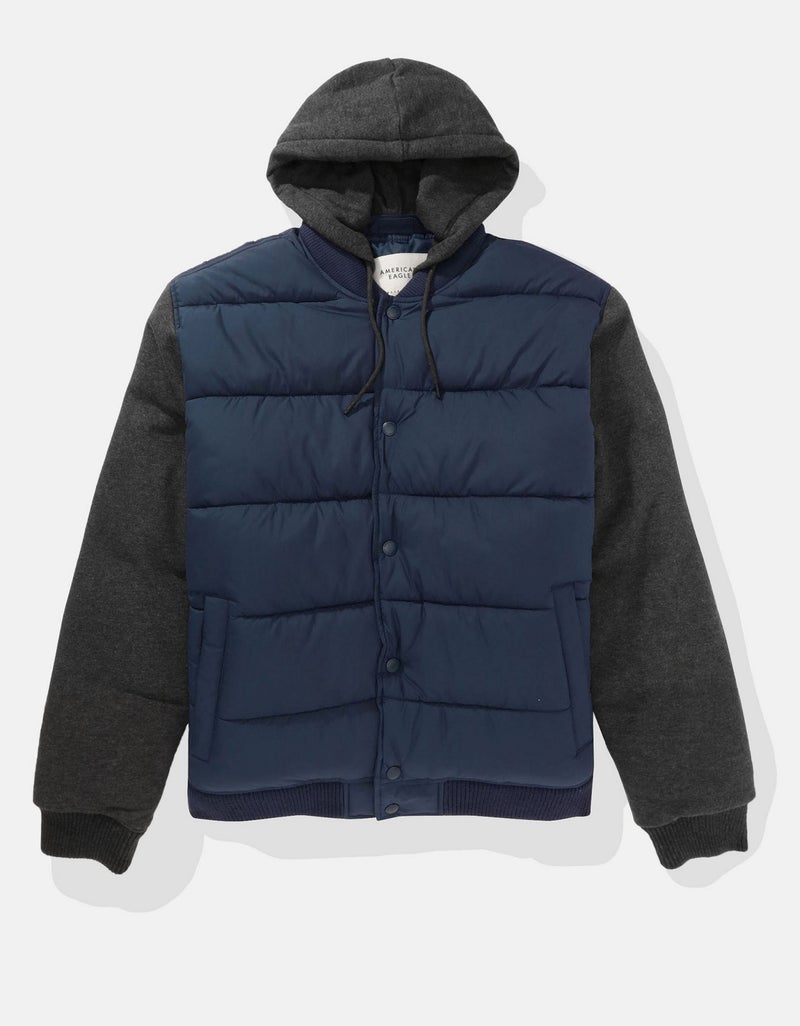 Zip Through Puffer Jacket