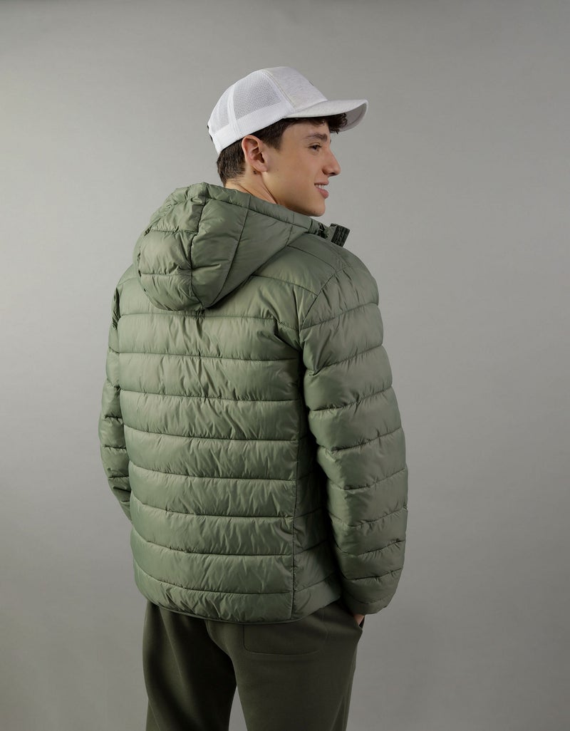 Zip Through Puffer Jacket