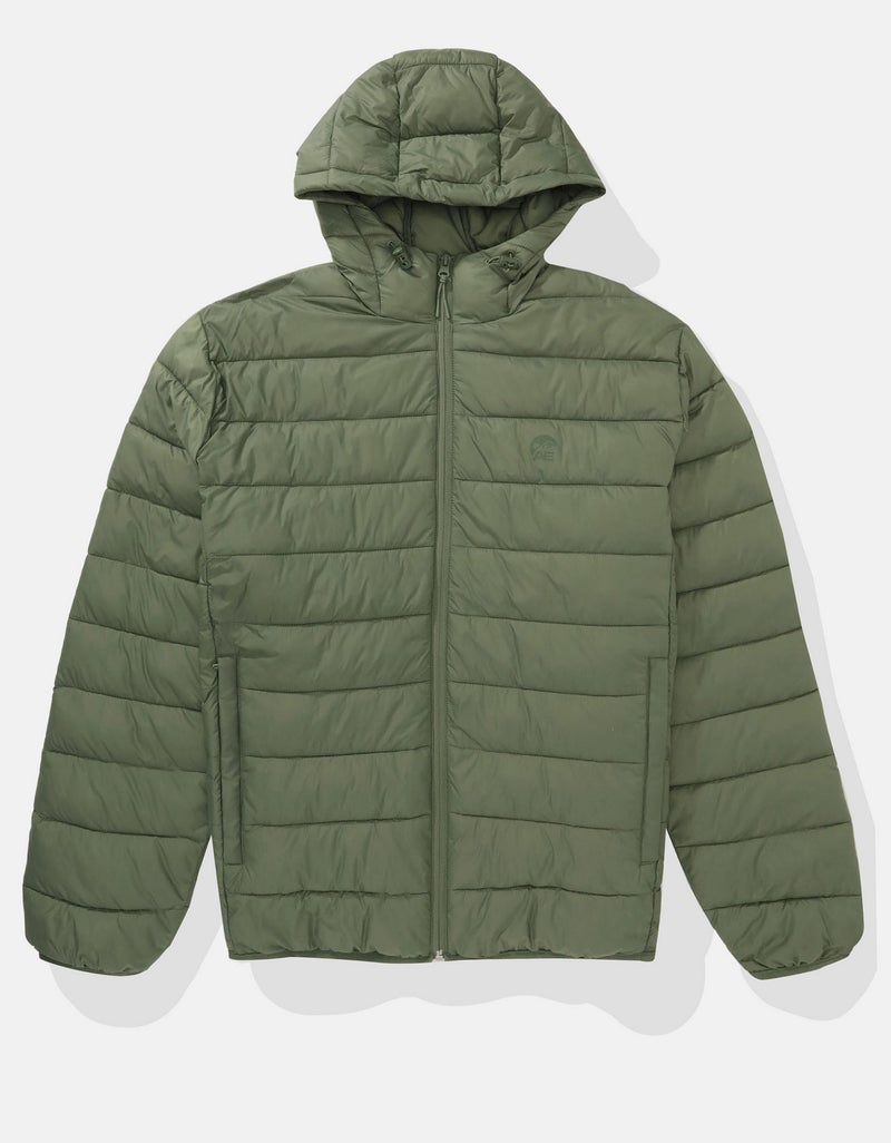 Zip Through Puffer Jacket