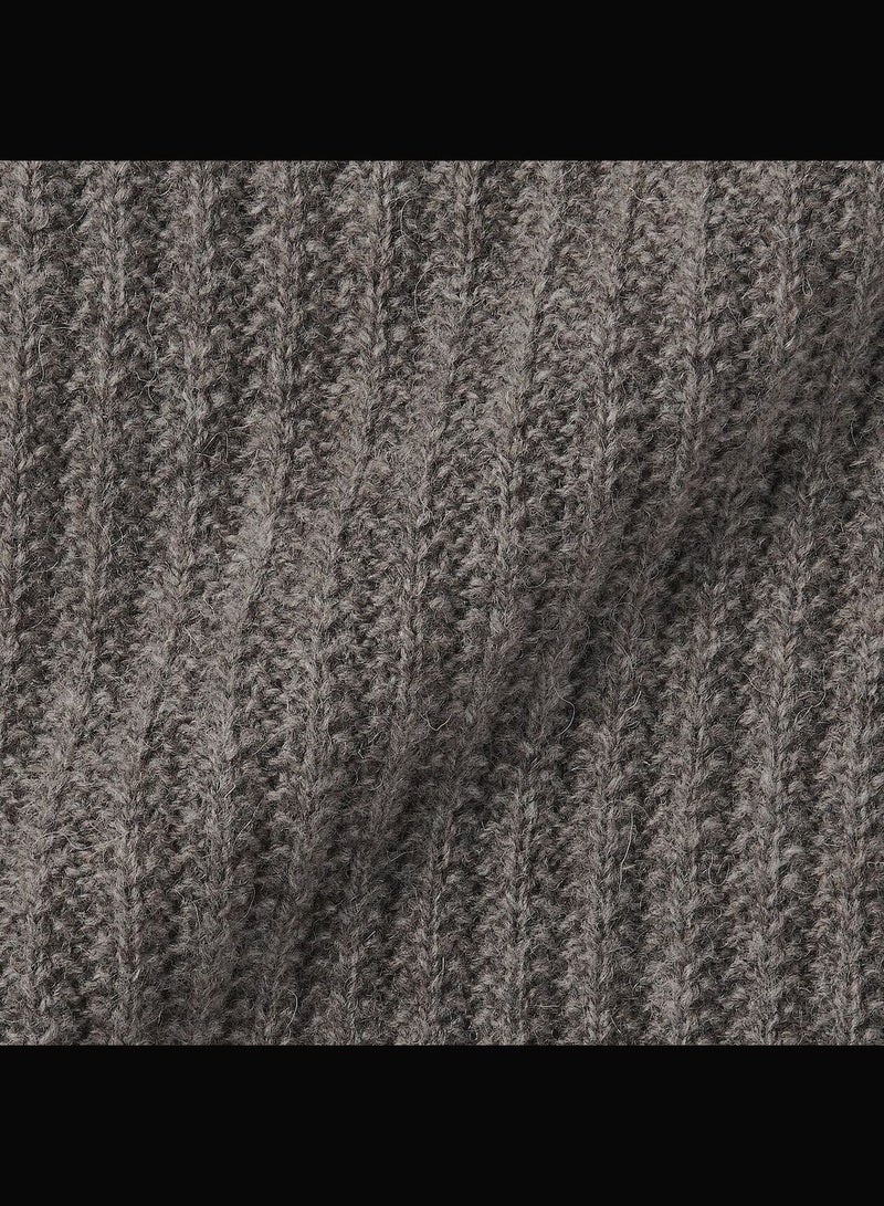 Highland Wool Mid-Gauge Mock Neck Sweater