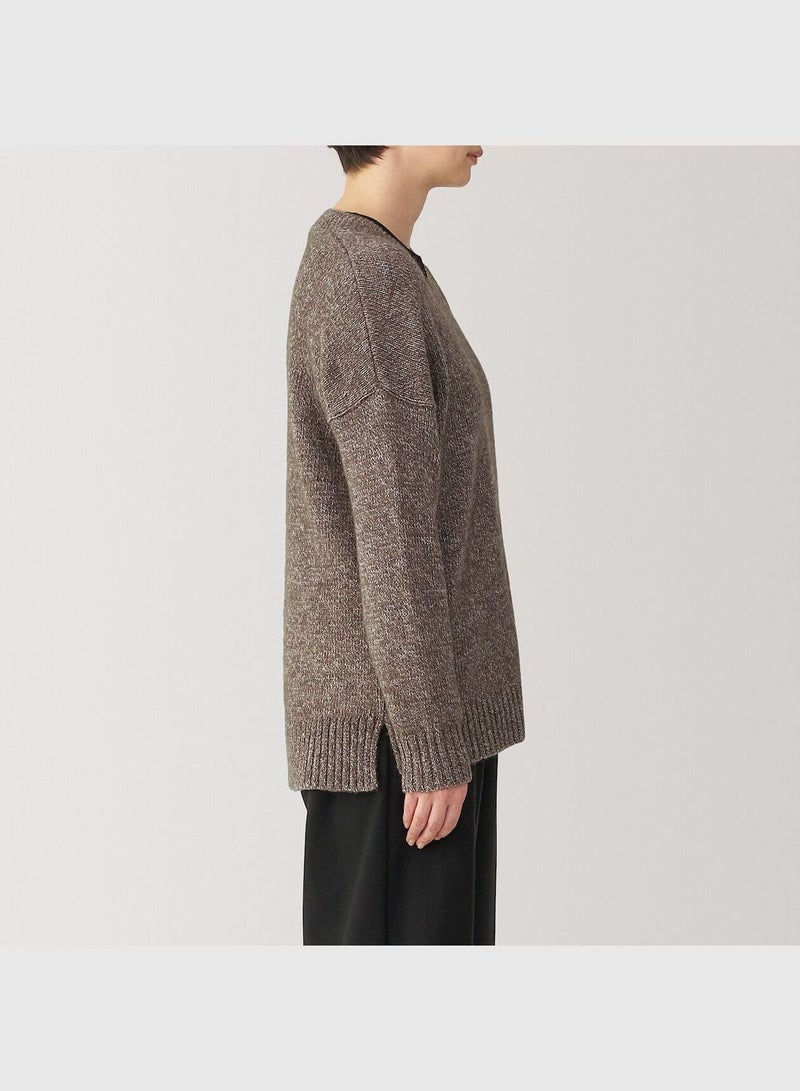 Yak Blend V Neck Sweater