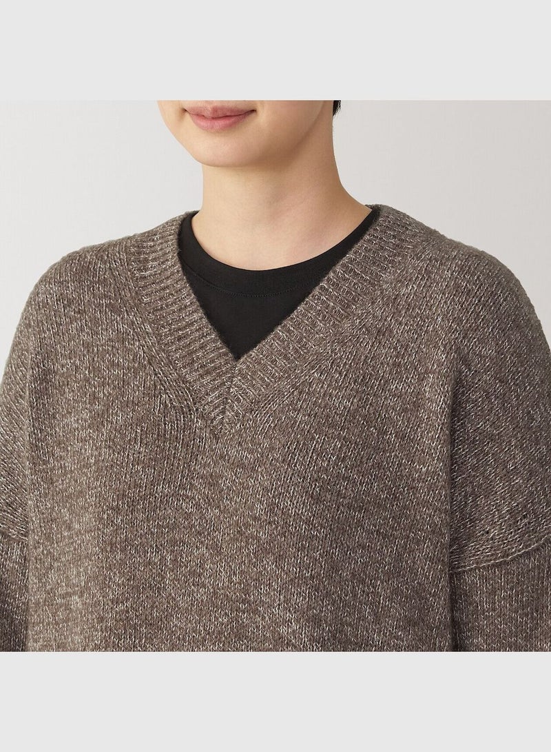 Yak Blend V Neck Sweater