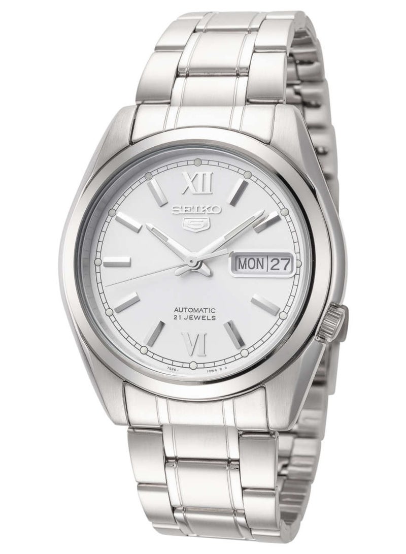 Seiko 5 Automatic Silver Dial Men's Watch SNKL51K1 - Watches, Seiko 5 ...