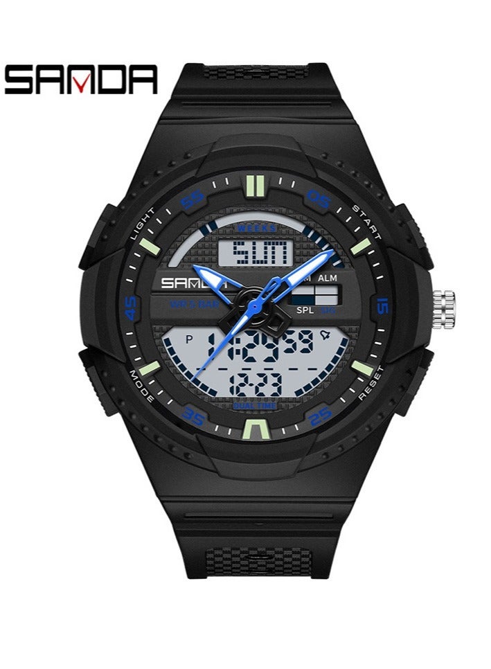 Teenage Male And Female Students Outdoor Sports Waterproof Luminous Electronic Quartz Watch