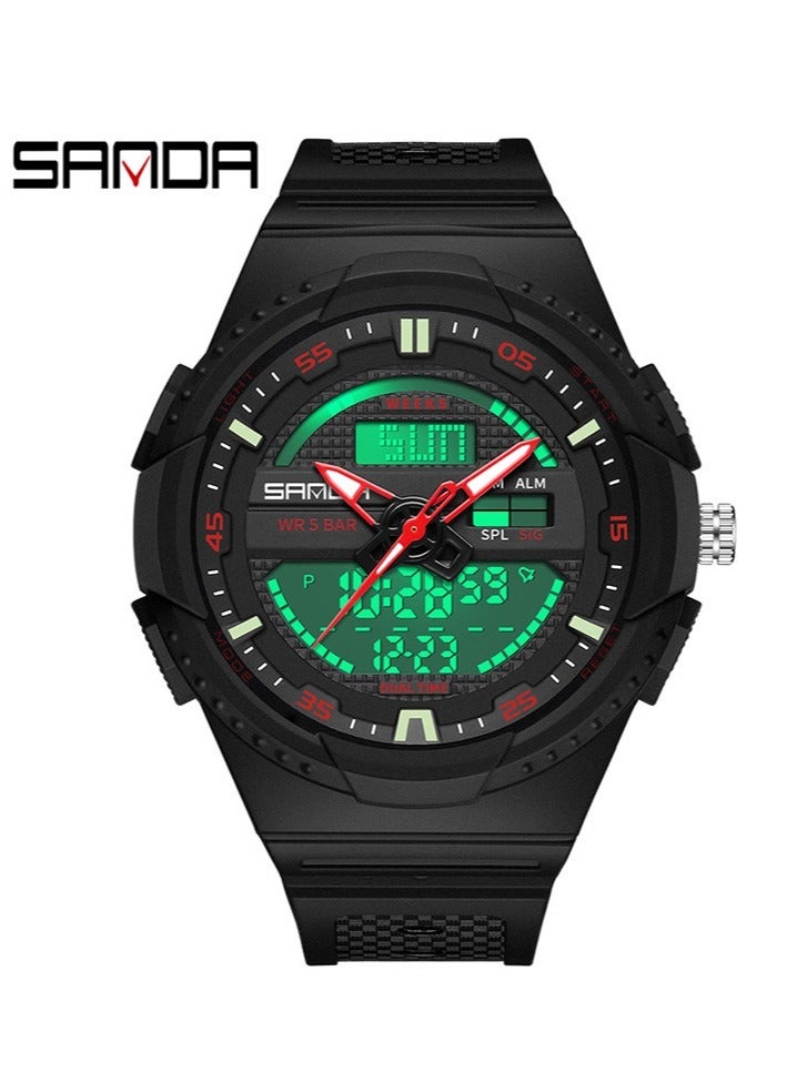 Teenage Male And Female Students Outdoor Sports Waterproof Luminous Electronic Quartz Watch