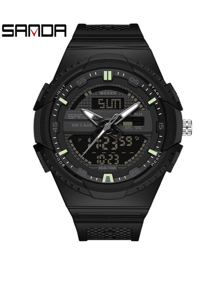 Teenage Male And Female Students Outdoor Sports Waterproof Luminous Electronic Quartz Watch