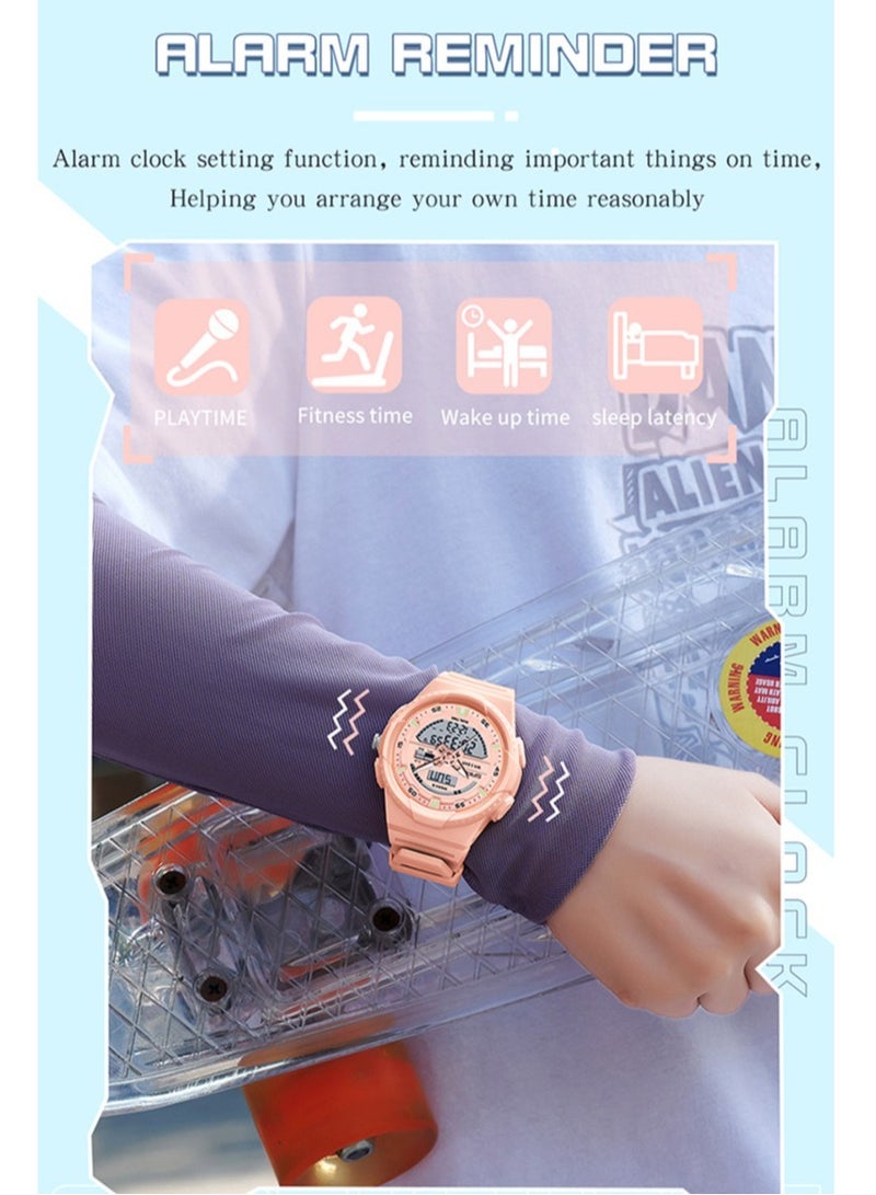 Teenage Male And Female Students Outdoor Sports Waterproof Luminous Electronic Quartz Watch