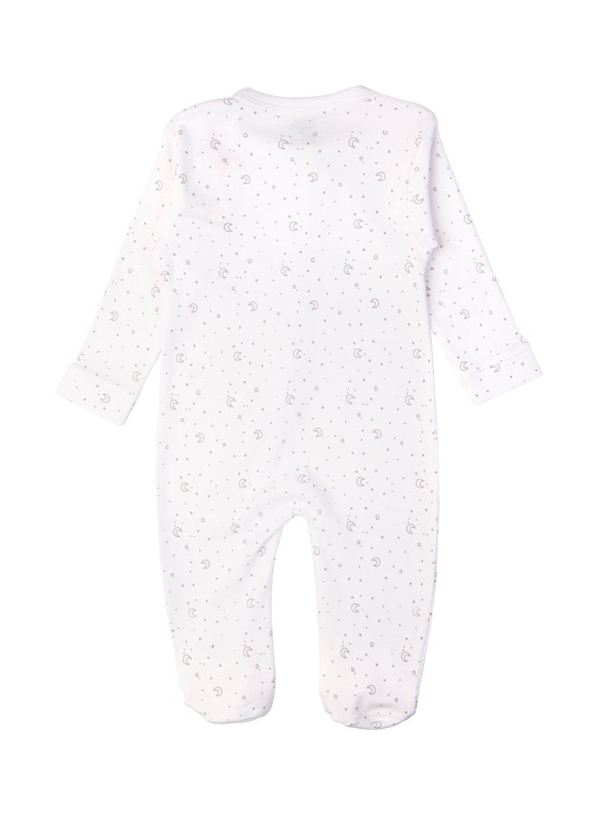 100% Cotton Printed Long Sleeves Jumpsuit/Romper/Sleepsuit For Babies