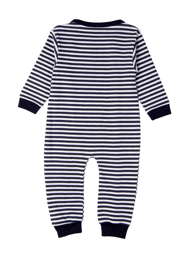 100% Cotton Printed Long Sleeves Jumpsuit/Romper/Sleepsuit For Babies