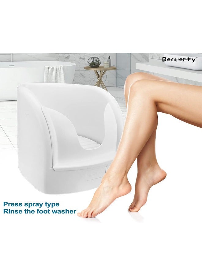 Relax Smart Foot Wash Basin for Comfort Ablution, White