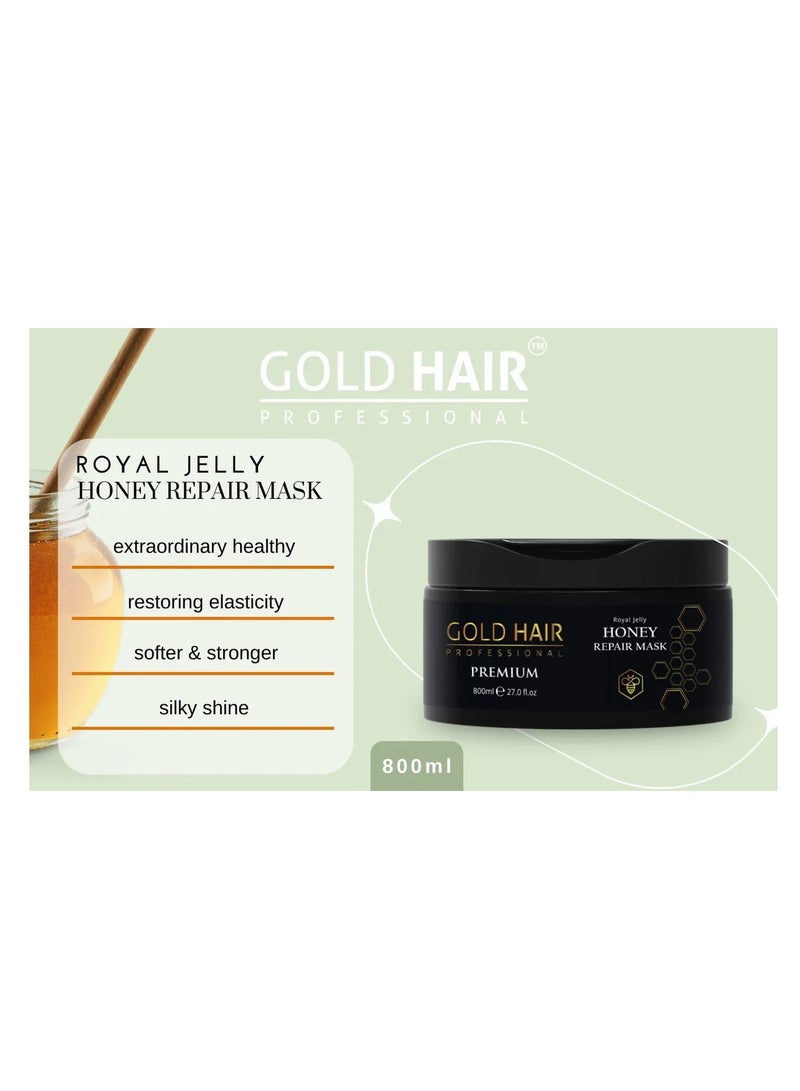 Gold Hair Professional Premium Honey Repair Hair Mask 800ml