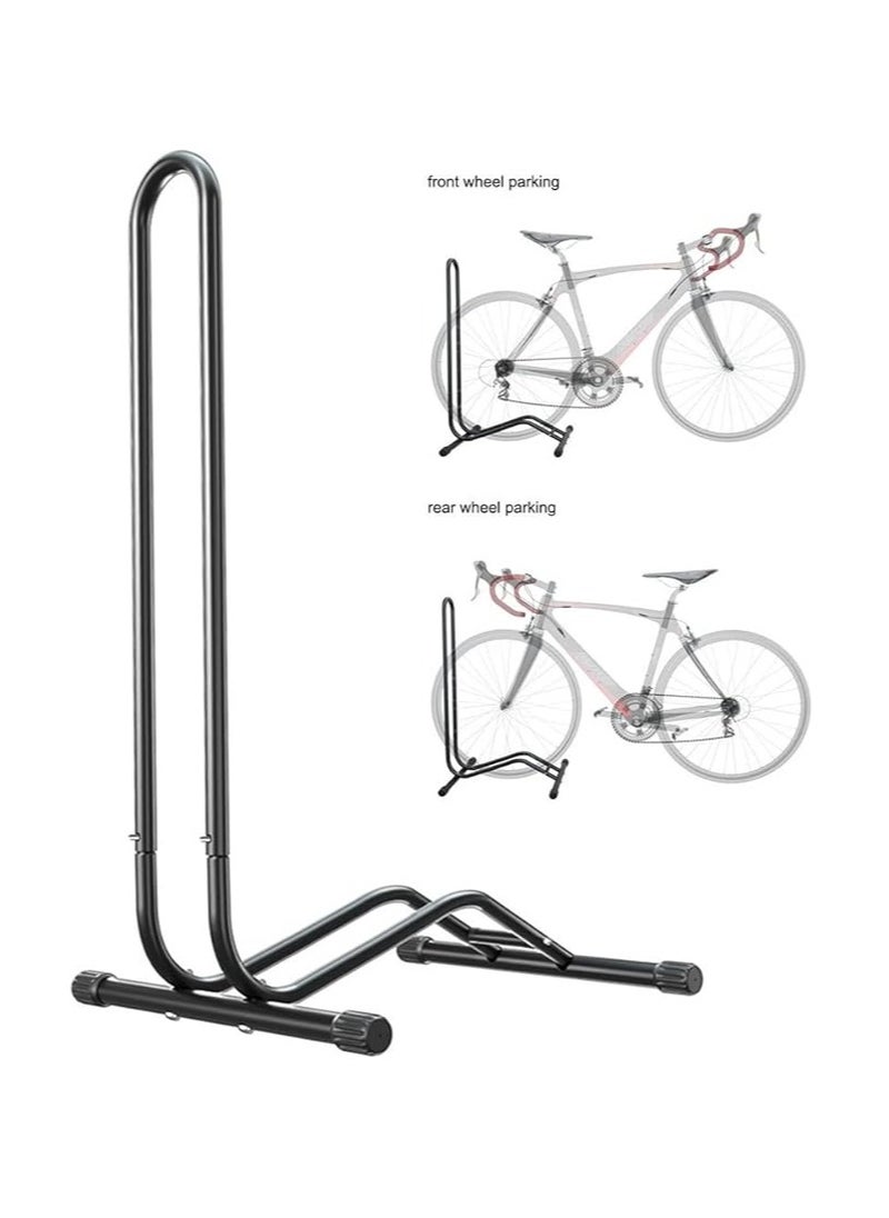 Bicycle Ground Stand, Detachable Bike Rack/Bike Floor Stand/Maintenance Rack，For Indoor And Outdoor Ground Support Of All Bike Mountain And Road Bikes